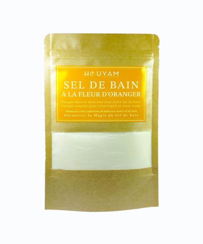 Sel de bain à la fleur d'oranger