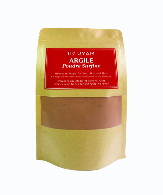 Red clay superfine powder